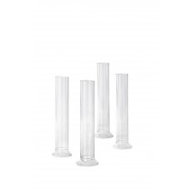 Serene Spaces Living Tall Tube Vase, Modern Vase for Flowers, Measures 8" Tall and 2.25" Diameter