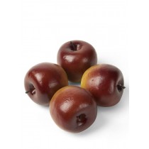 Serene Spaces Living Decorative Cortland Apples, Faux Fruits for Display, Set of 4 and 16
