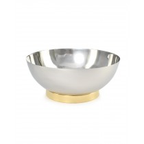 Serene Spaces Living Polished Stainless Steel Bowl, Large Size, Sold Individually