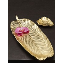 Gold Finish Leaf Dishes - Decorative Dishes & Platters | Serene Spaces Living