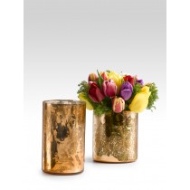 Antique Copper Cylinders - Decorative Vases | Serene Spaces Living