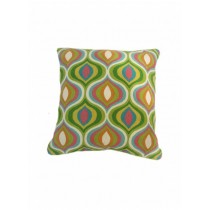 Handmade Green Boho Pillow