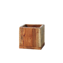 5in Square Wooden Box