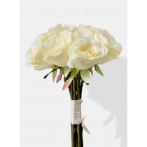 Short Stem Cream Rose Bouquet