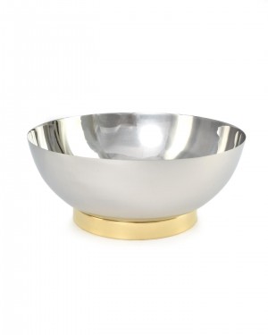 Serene Spaces Living Polished Stainless Steel Bowl, Large Size, Sold Individually