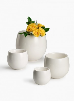 Round Ceramic Vases - Decorative Vases | Serene Spaces Living