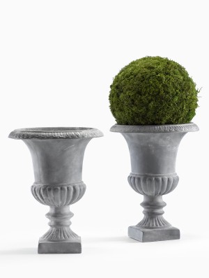 Zinc Fiberglass Urn - Decorative Urns | Serene Spaces Living