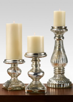 Vintage Detailed Pillar Holders  - Decorative Candle Holders | Serene Spaces Living