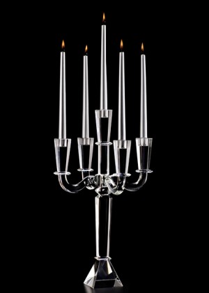 Modern Crystal Candelabra  - Decorative Candelabras | Serene Spaces Living