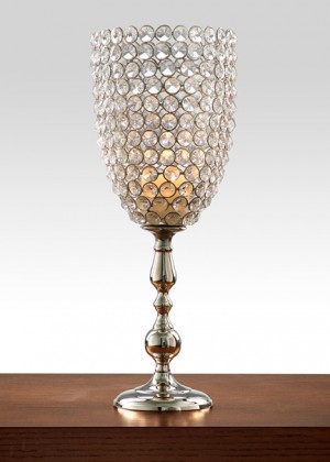 Luxe Crystal Hurricane - Decorative Hurricane Vases | Serene Spaces Living