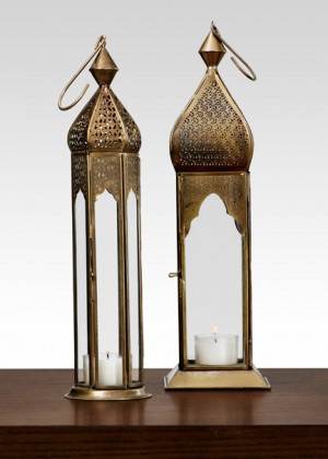 Mehal and Taj Square Lantern  - Decorative Lanterns | Serene Spaces Living