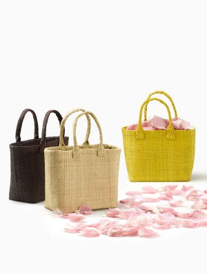 Petite Raffia Bags - Decorative Bags | Serene Spaces Living