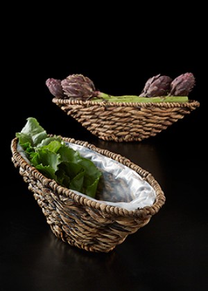 Hyacinth Oval Bowls - Decorative Bowls | Serene Spaces Living