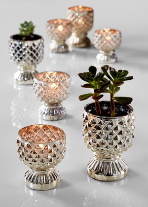 Hobnail Tea Light Holder Sets - Decorative Candle Holders | Serene Spaces Living