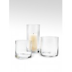 Serene Spaces Living Classic Glass Cylinder Vase, Use for Home Décor, Event Centerpieces and More, 3 Size Options