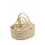 Raffia Oval Baskets