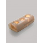Serene Spaces Living Genuine Selenite Log for 3 or 5 Tealight Candle for Healing